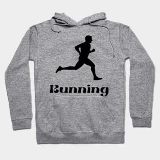 Man Running for fitness Hoodie